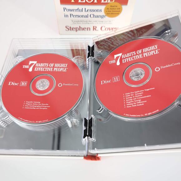 The 7 Habits of Highly Effective People 13 CDs AUDIO BOOK by Stephen Covey - GUC - Picture 12 of 15